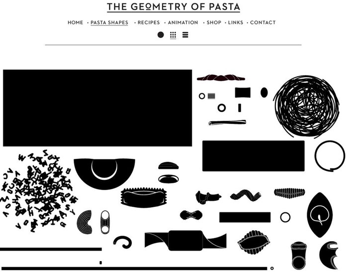 Geometry of Pasta Home Page.